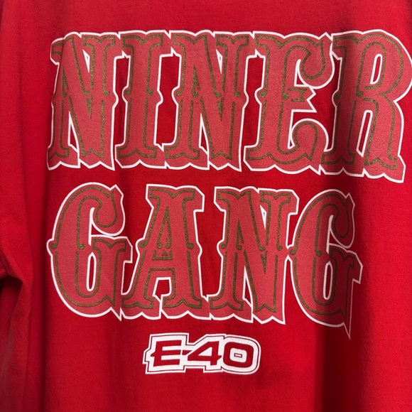 E-40 Bang Bang Niner Gang San Fransisco 49ers XL Shirt - Picture 2 of 7